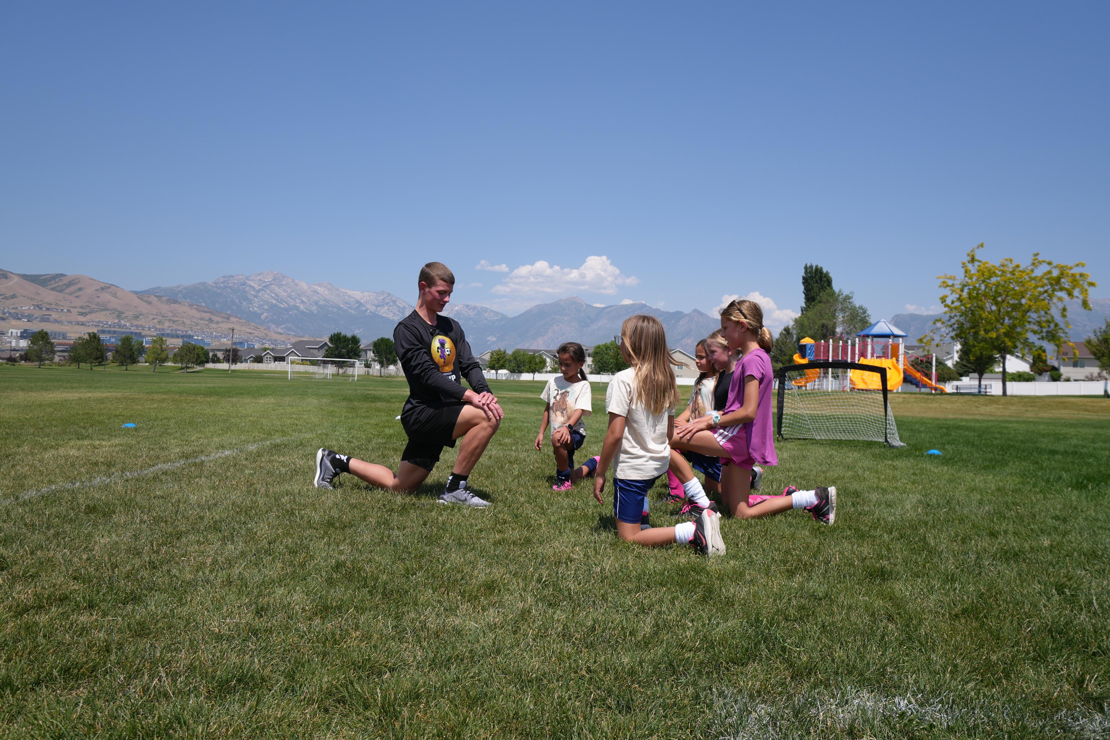 Structured warmup and preparation as part of player development